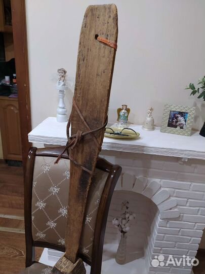 Прялка деревянная старинная, массив дерева