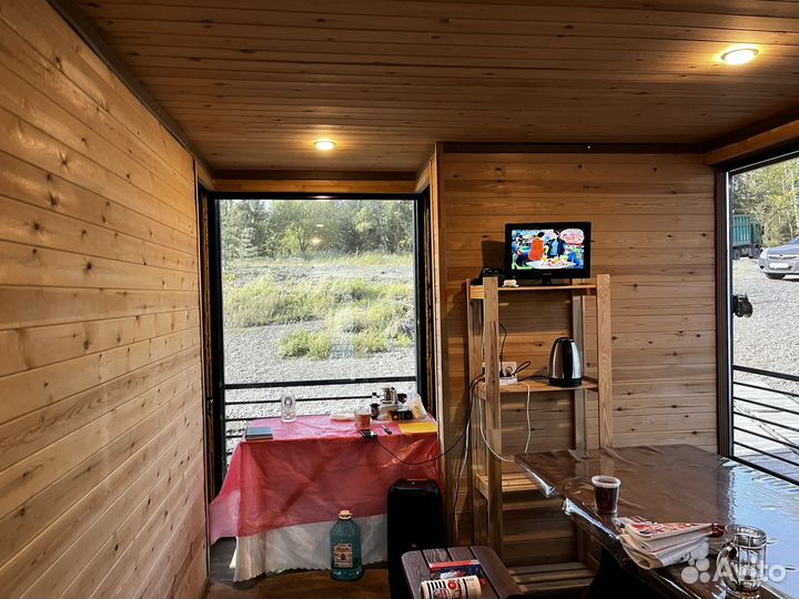 Баня на острове отдыха