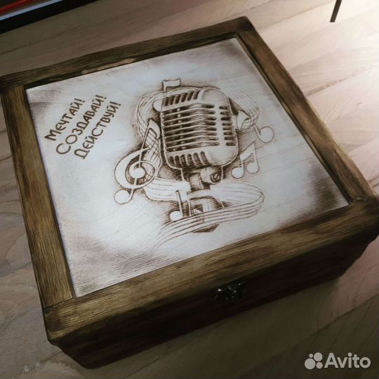 Коробочка, пенал, ящик под бутылку (подарочный)