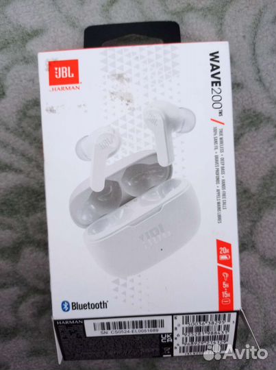 Беспроводные наушники jbl wave 200tws