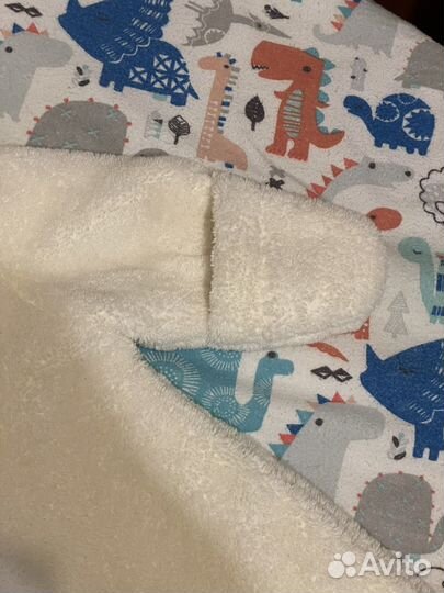 Комбинезон пушистый для новорожденного