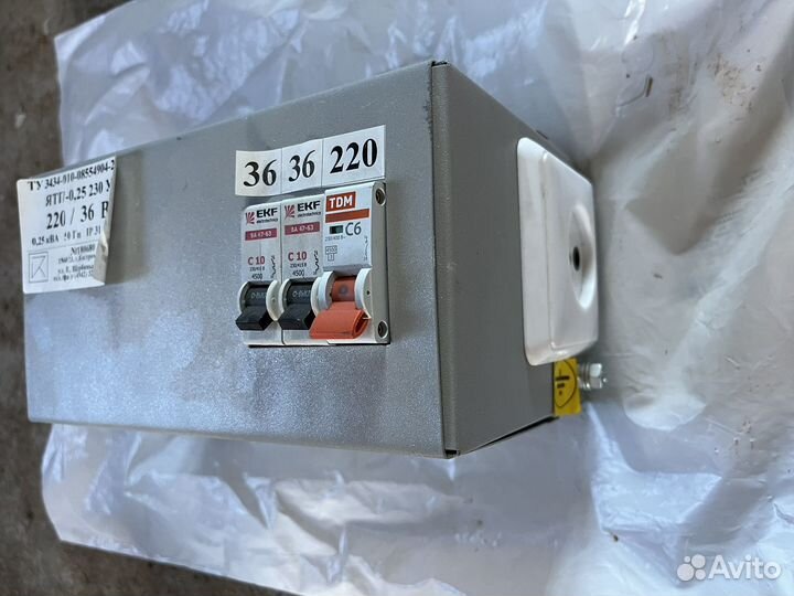 Понижающий трансформатор 220 36