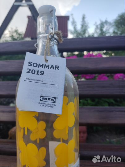 Бутылка с пробкой икеа