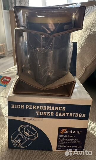 Тонер-картридж GW-CLP300Y желтый 40g