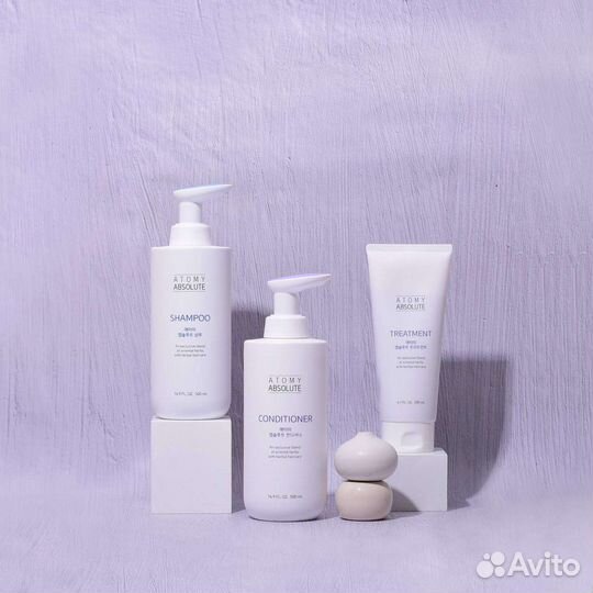 Шампунь, маска, кондиционер Абсолют Атоми