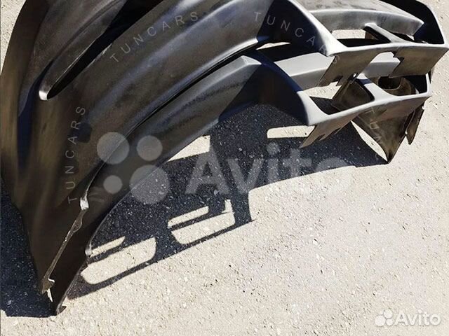 Передний бампер EVO на Mitsubishi Galant 1996-2003