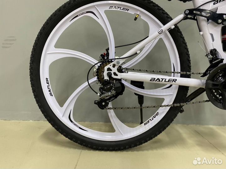 Велосипед белый batler L-222 2617”