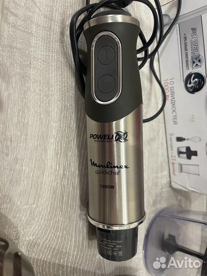 Блендер погружной moulinex 1000w