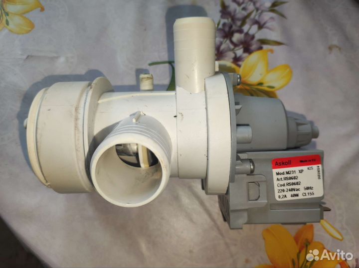 Насос(помпа) стиральной машины с фильтром