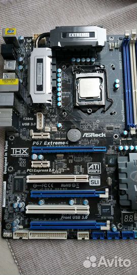 ASRock P67 extreme4 Материнская плата 1155 + i5