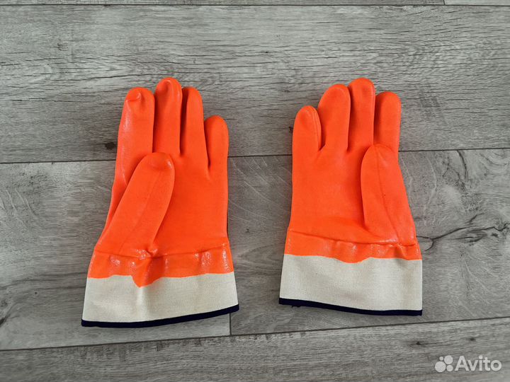 Перчатки резиновые (утепленные)