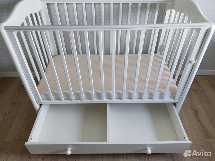 Детская кроватка-качалка Гандылян 