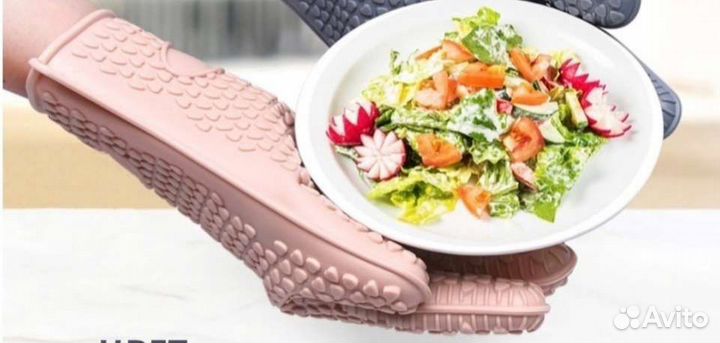 Силиконовые прихватки перчатки