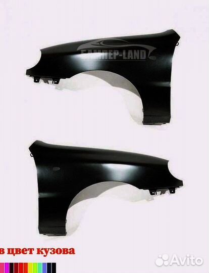 Крыло правое Шевроле Ланос новое любой цвет