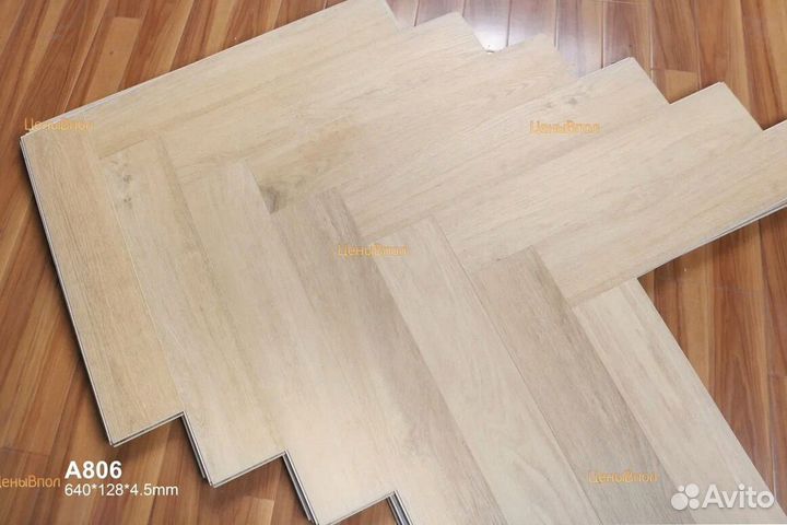 Виниловый ламинат елочкой