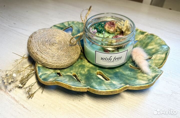 Ароматическая свеча ручной работы