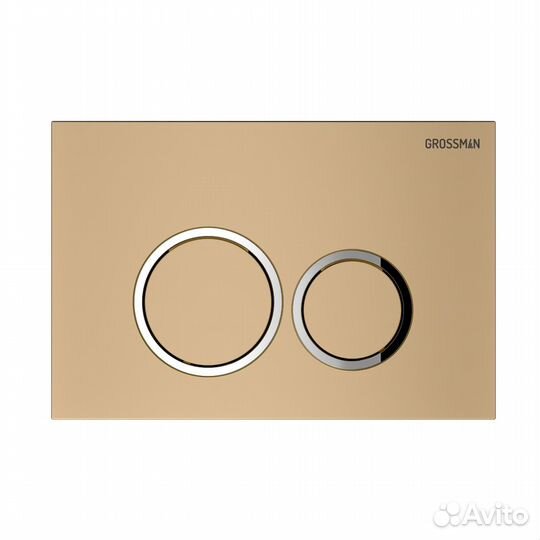 Комплект инсталяц. золото мат+унитаз GR-4441S Gro