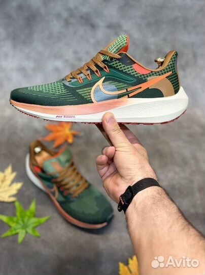 Nike pegasus trail 2 зел-оранж разм. 43