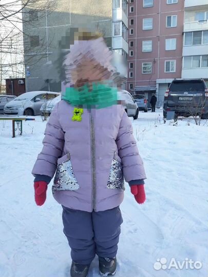Зимний костюм для девочки