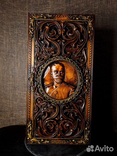 Нарды Петр Первый-Николай Второй по фото