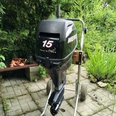 Badger HD 370 с мотором Mercury 15M