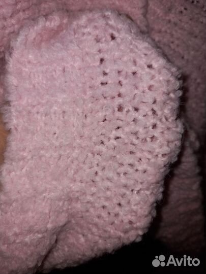 Кардиган пудра букле Италия оверсайз