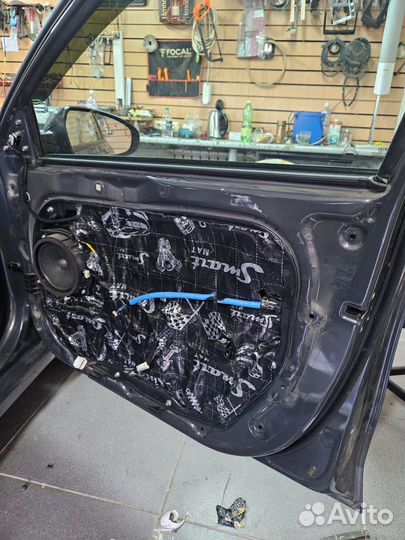 Шумоизоляция 4-х дверей