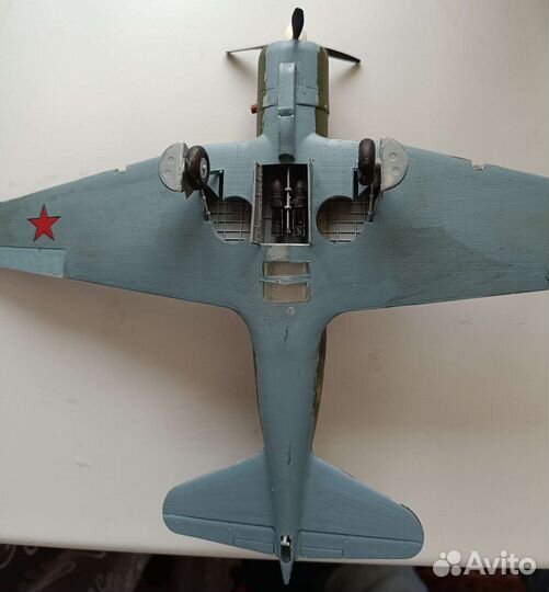 Модель самолёта Су-2 в масштабе 1:48