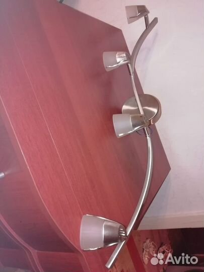 Светильник настенный/потолочный, 4 лампочки