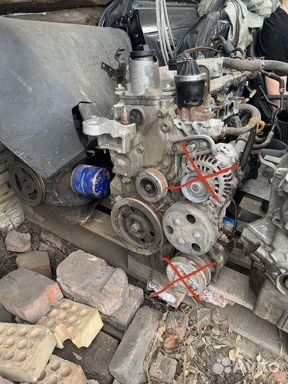 Двигатель целиком или по частям L13A Honda Fit