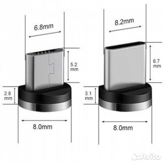 Магнитный штекер для зарядки