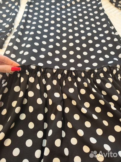 Платье в горошек