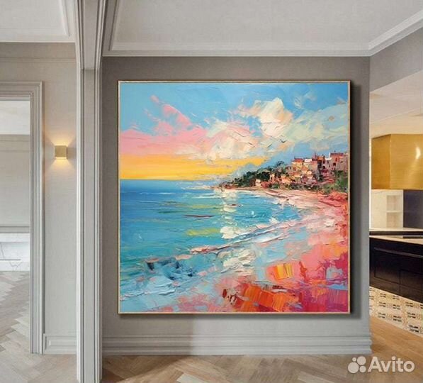 Картина море маслом на холсте Морские пейзажи