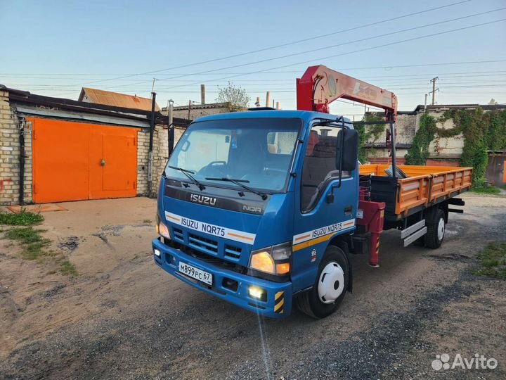 Isuzu NQR75 с КМУ, 2008