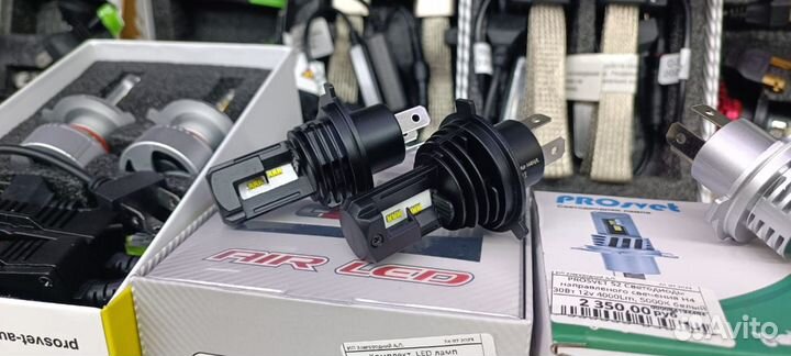 Светодиодные лампы H4 (LED) ближний дальний 2шт