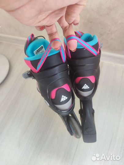 Роликовые коньки детские К2 + комплект защиты