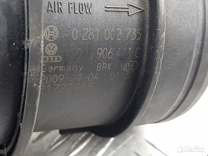 Расходомер воздуха (дмрв) для Volkswagen Passat 6