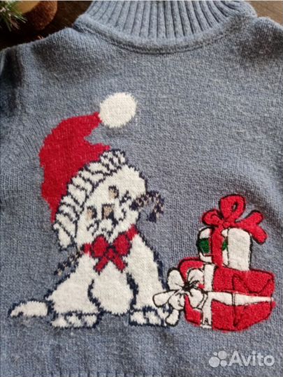 Свитер новогодний для мальчика