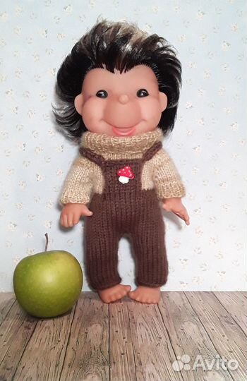 Вязаная одежда для кукол гдр Ёж Шалькау Schalkau