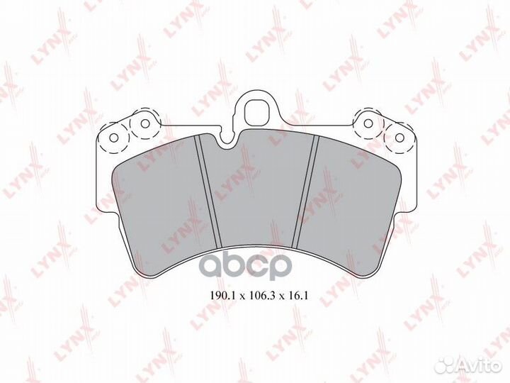 Колодки тормозные дисковые перед BD8019 LYN