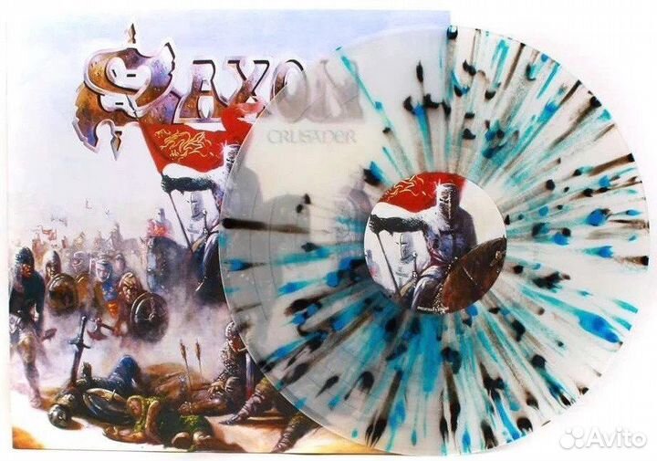 Saxon на цветном виниле