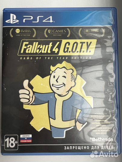 Игры для приставок ps4 Fallout 4 G.O.T.Y