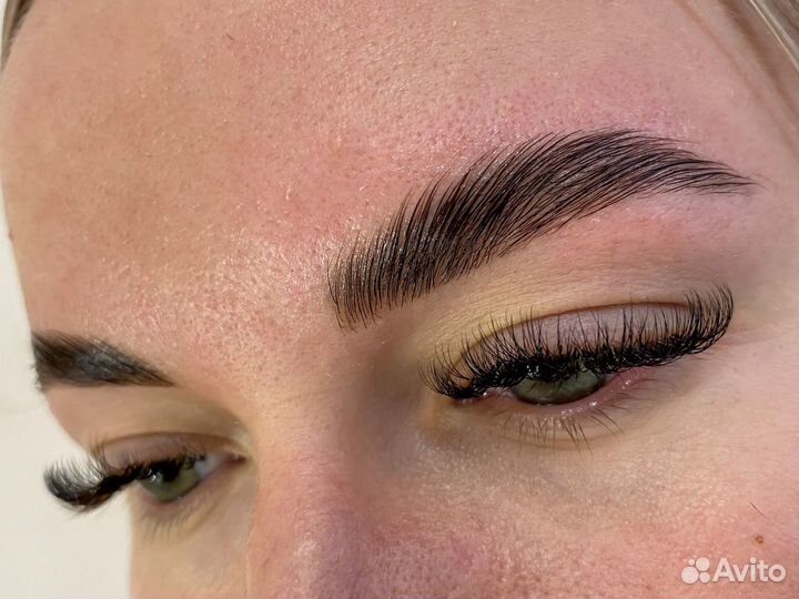 Долговременная укладка/окрашивание бровей