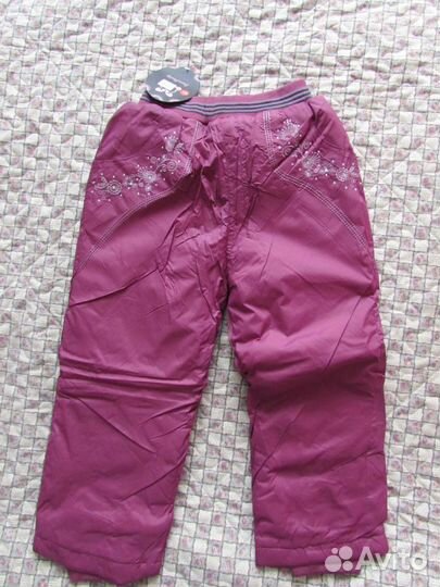 Болоневые штаны на девочку