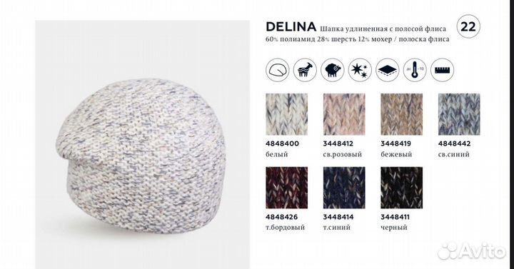 Шапки женские новые теплые Canoe