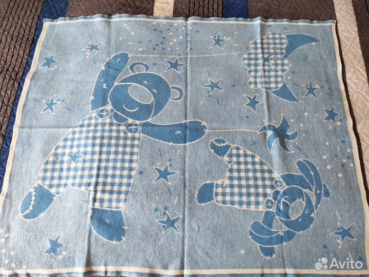 Одеяло байковое детское