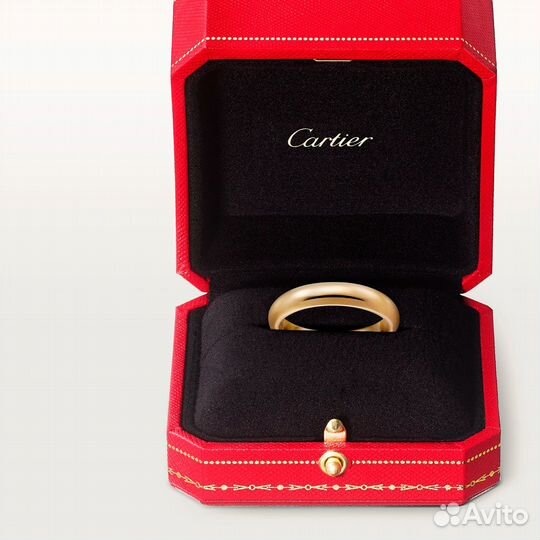 Кольцо Cartier 1895 Wedding Band Yellow Gold (size 51, 66) CRB4031353