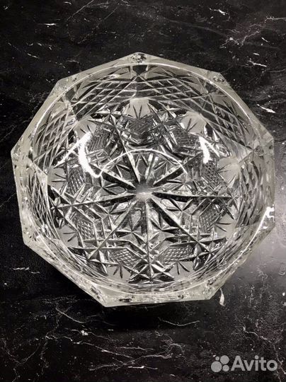 Салатница хрусталь СССР