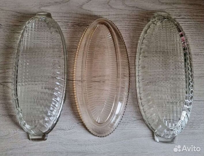 Селедочница стекло СССР