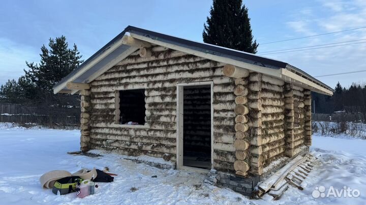 Сруб для бани 6х6